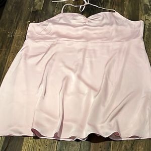 NWOT BP pink satin dress (3x)